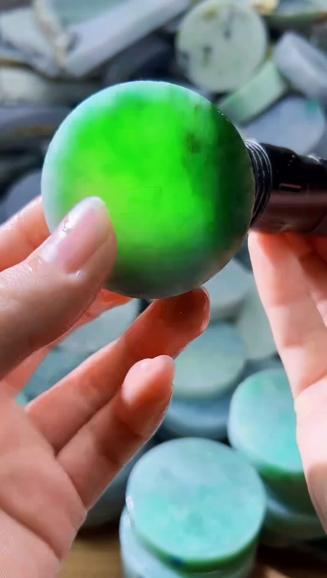 裸石翡翠天然翡翠A货余 南 366