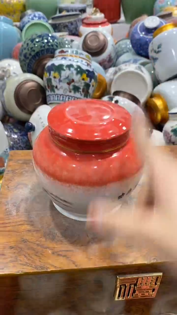 摆件陶茶叶罐密封罐储存罐