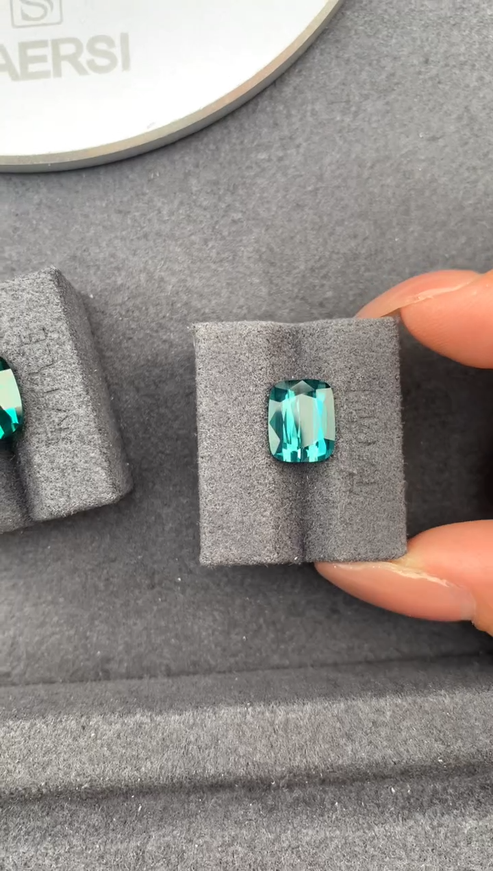 未镶嵌裸石碧玺3.2ct绿碧玺 定制 fc