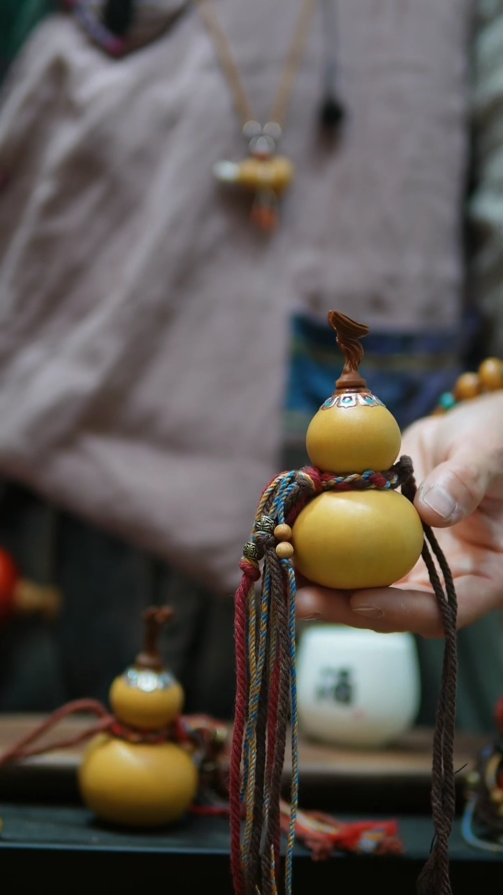 （福禄 ）天然葫芦（大漆款）24