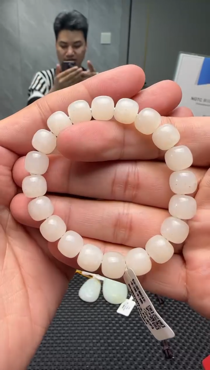 未镶嵌手串和田玉天泰手串卡9x10