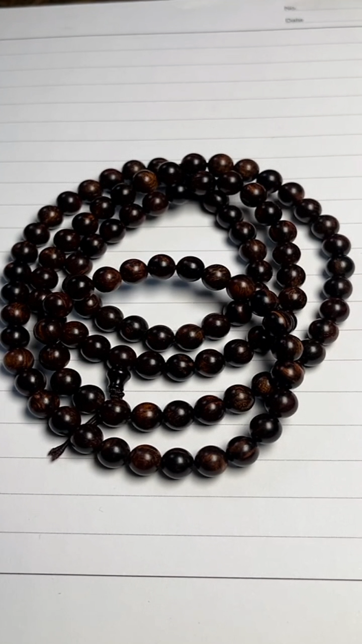 手串/手链黄花梨/降香黄檀pz1106-66约8mm紫油梨