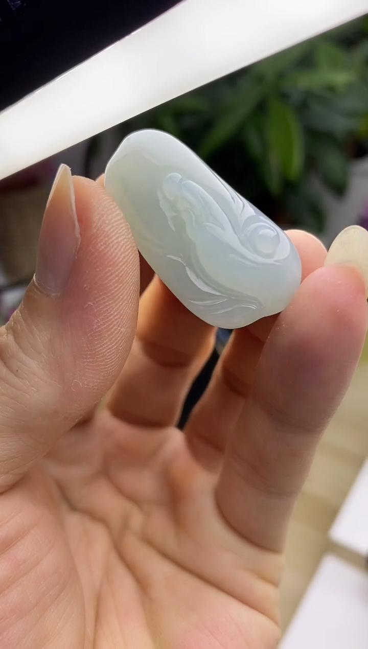 颈饰未镶嵌翡翠19天然缅甸翡翠A货悟道