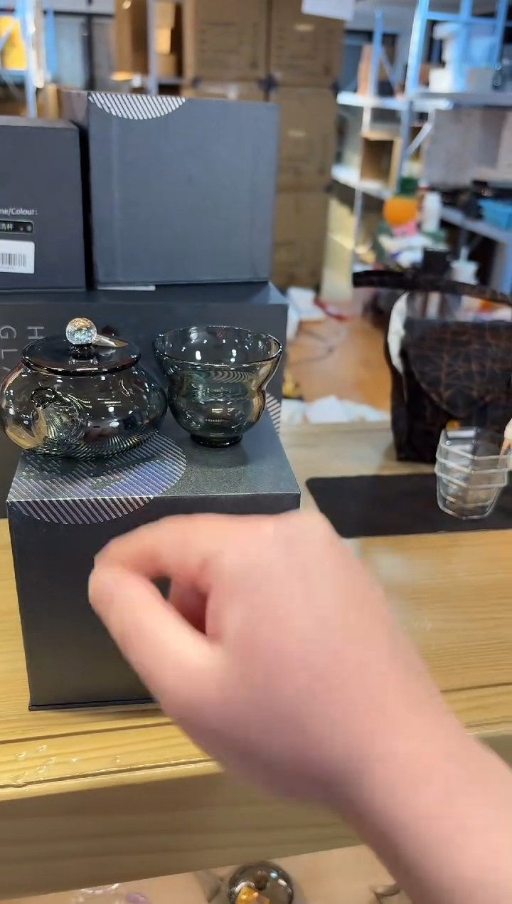 【闪购商品】禾器-芷玉壶-烟灰色星空+器禾堂福禄杯