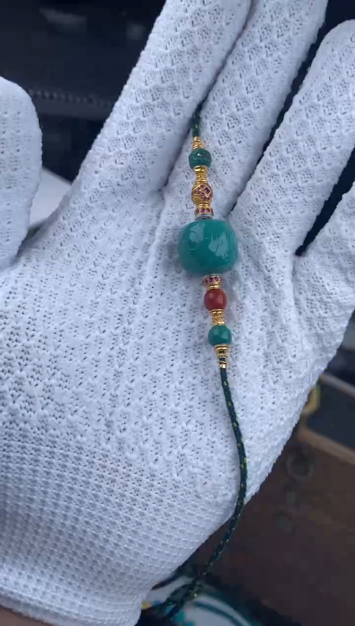 【闪购商品】绿松石锁骨未镶嵌绿松石锁骨项链