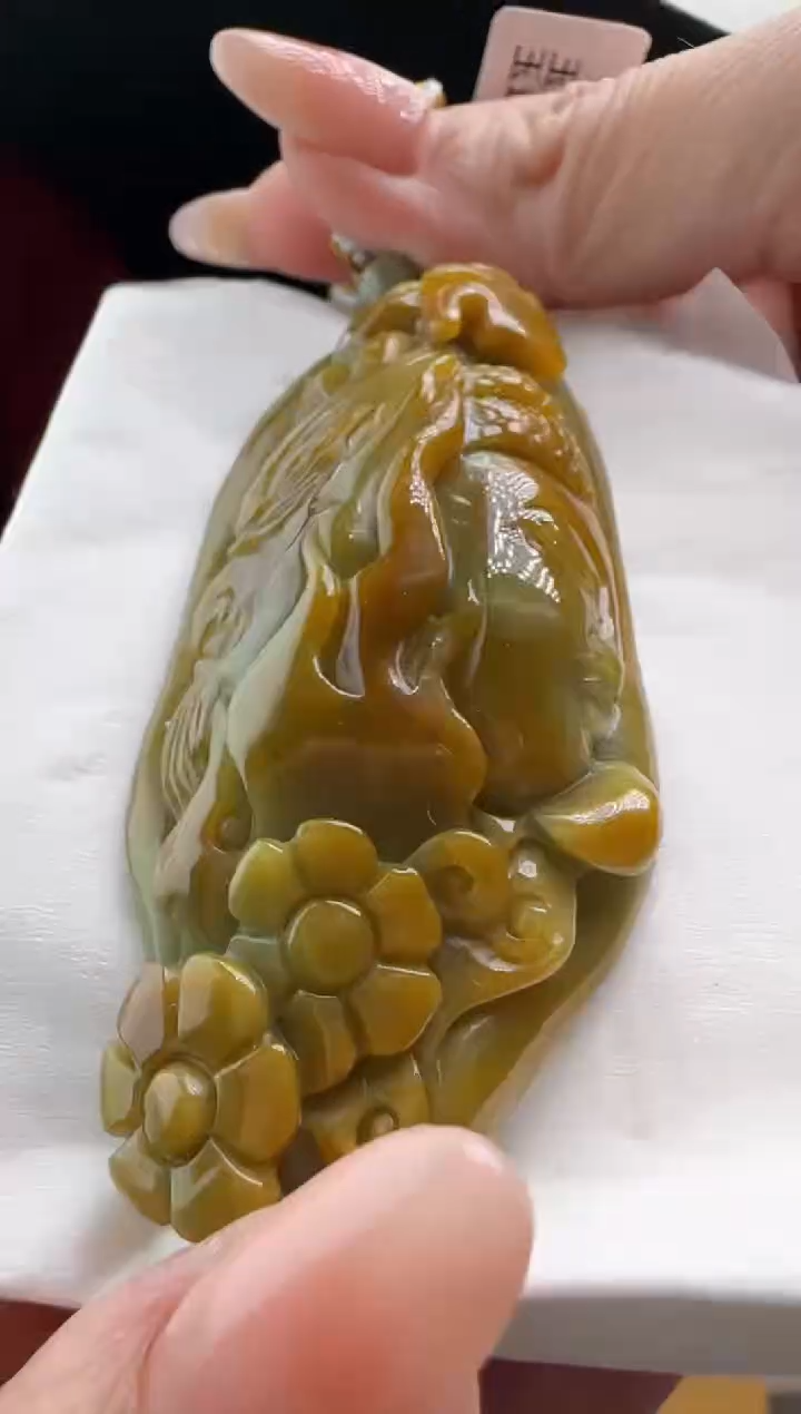 【闪购商品】翡翠吊坠(不含链)未镶嵌YJ@@960Q3J13190