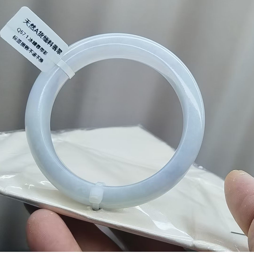 缅料翡翠手镯A货57-58