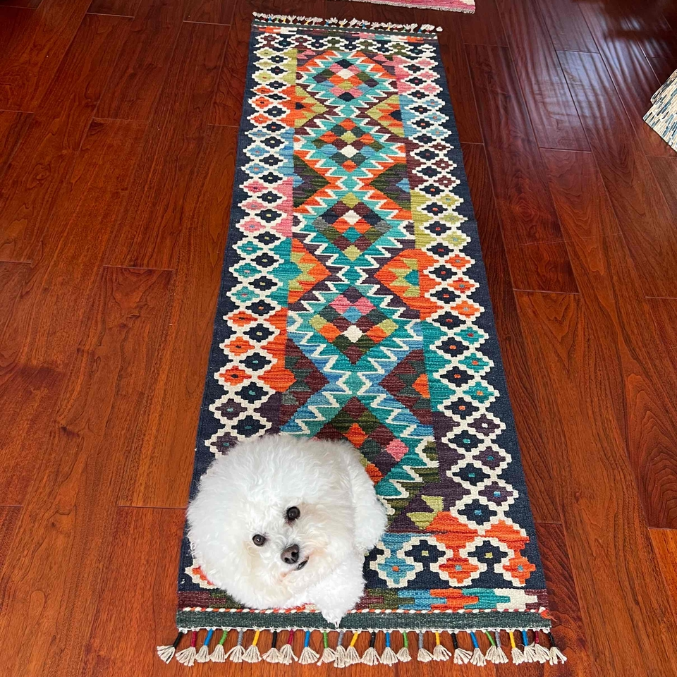 阿富汗进口羊毛地毯波斯地毯客厅茶几毯现代沙发毯地毯家用加厚