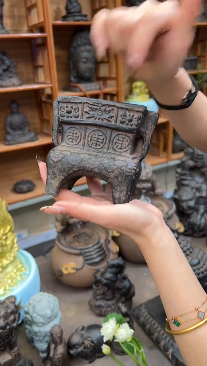 陶土【火山泥】小香炉