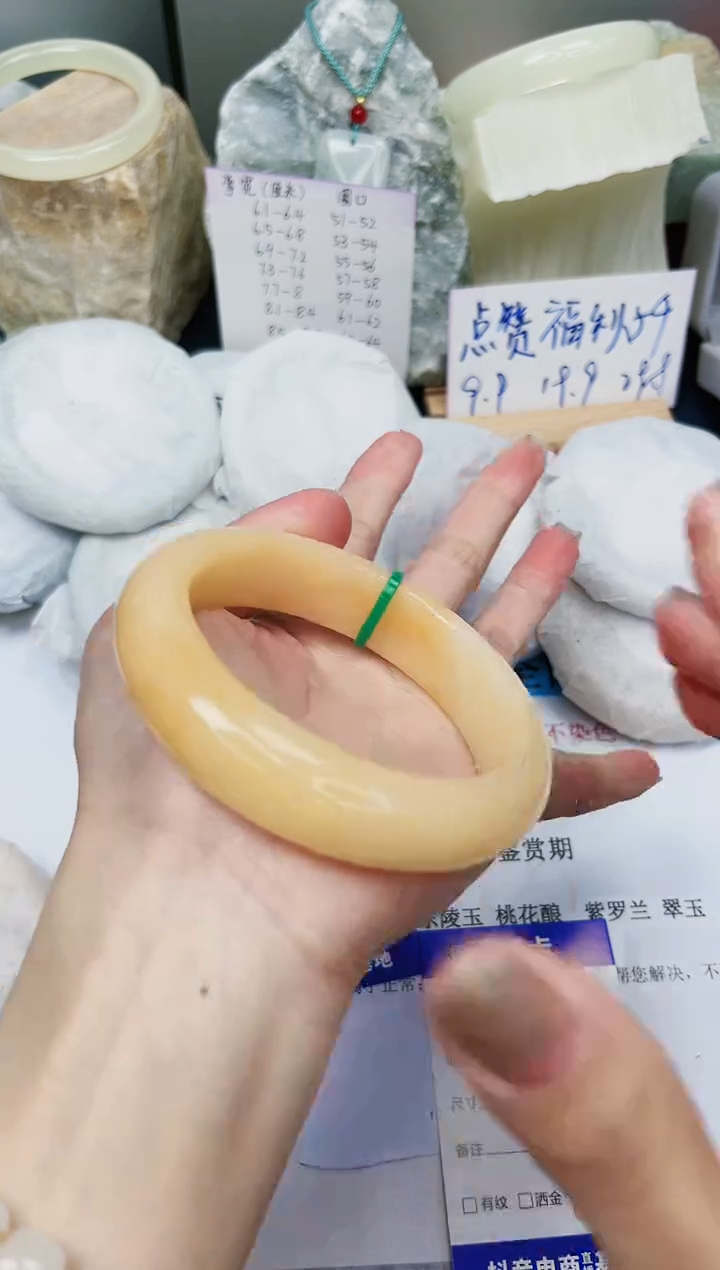 【闪购商品】石英质玉手镯未镶嵌95-财气镯-圈口62