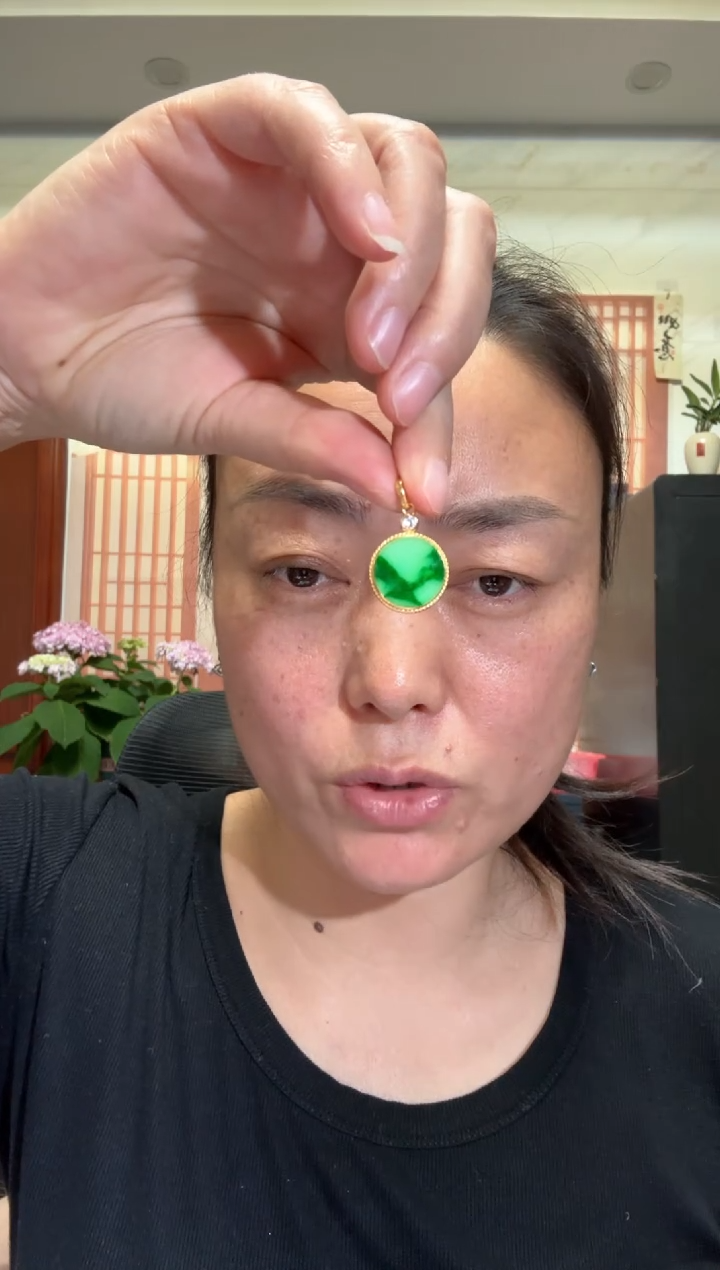 颈饰银S925镶嵌翡翠00005117