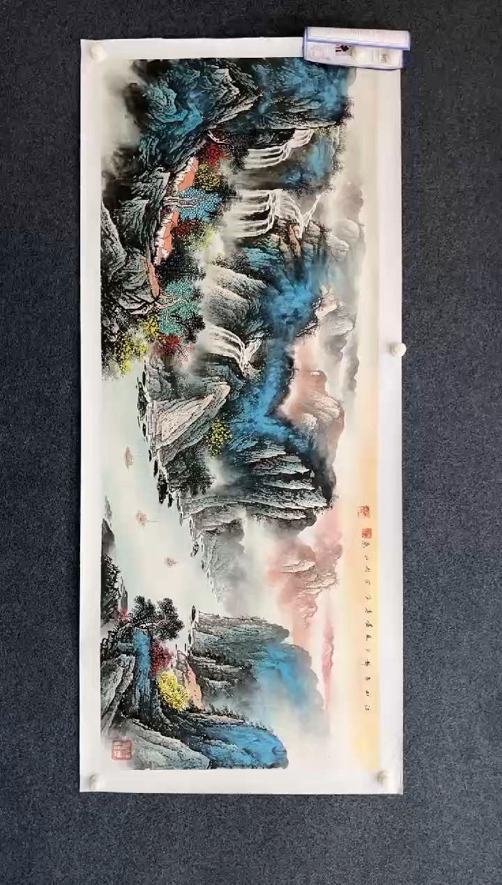 【闪购商品】国画2.13-艺术-黄春香六尺山水-43