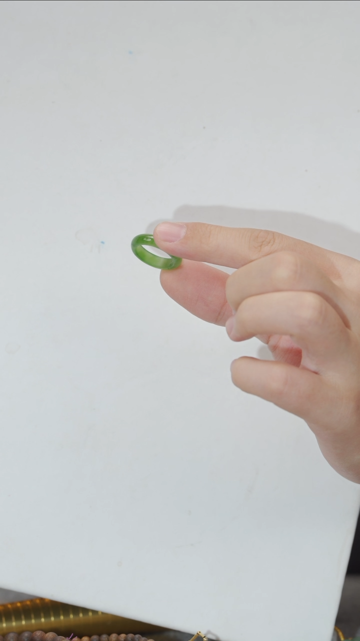 和田玉戒指未镶嵌戒指