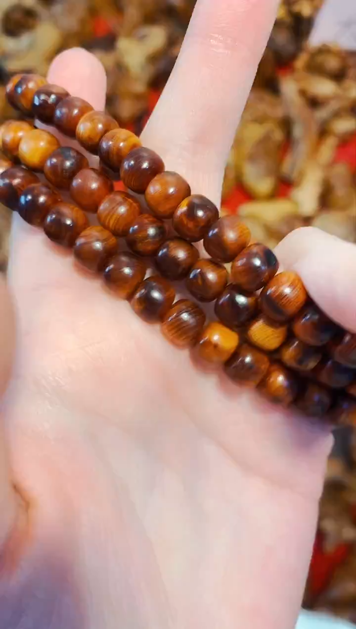 柏木（崖柏）20雷老0.8108单条北太行崖柏手把件手串