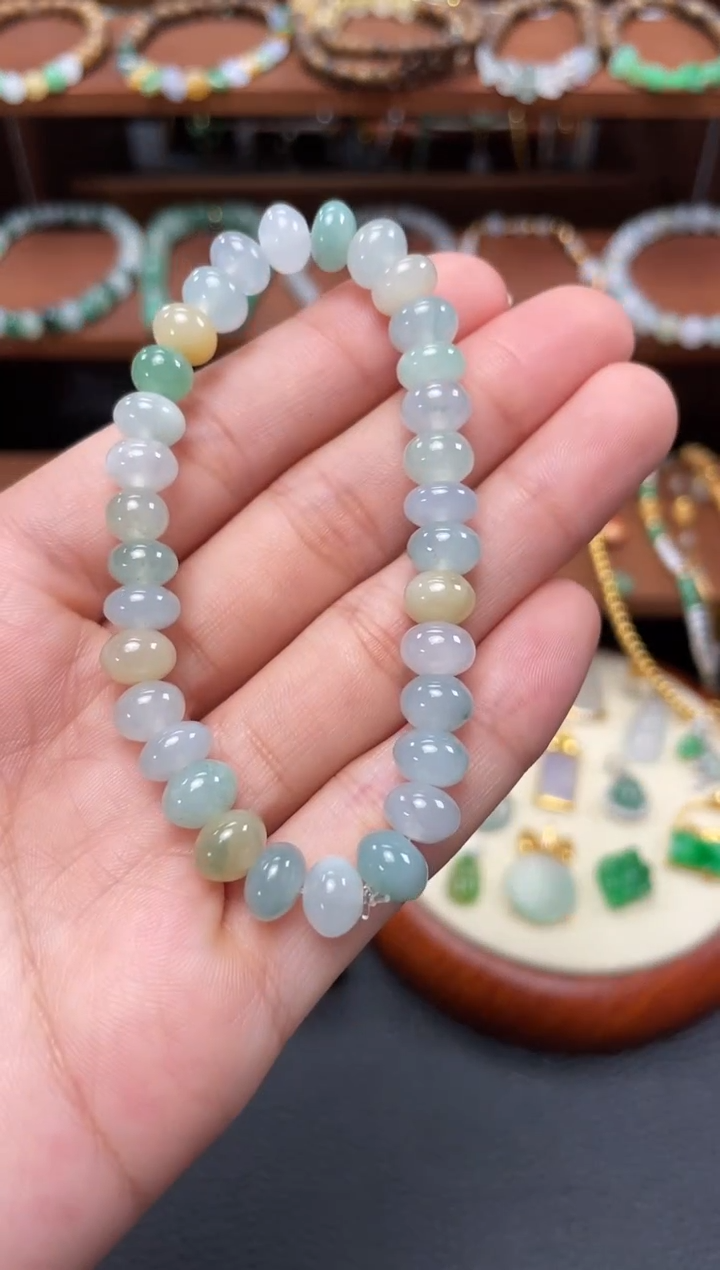 【闪购商品】翡翠套链未镶嵌一个  JK253