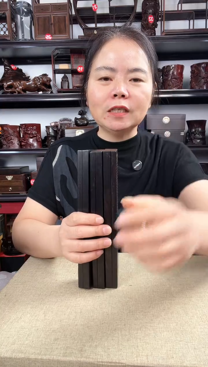 木3黑线香盒老李红木工艺品