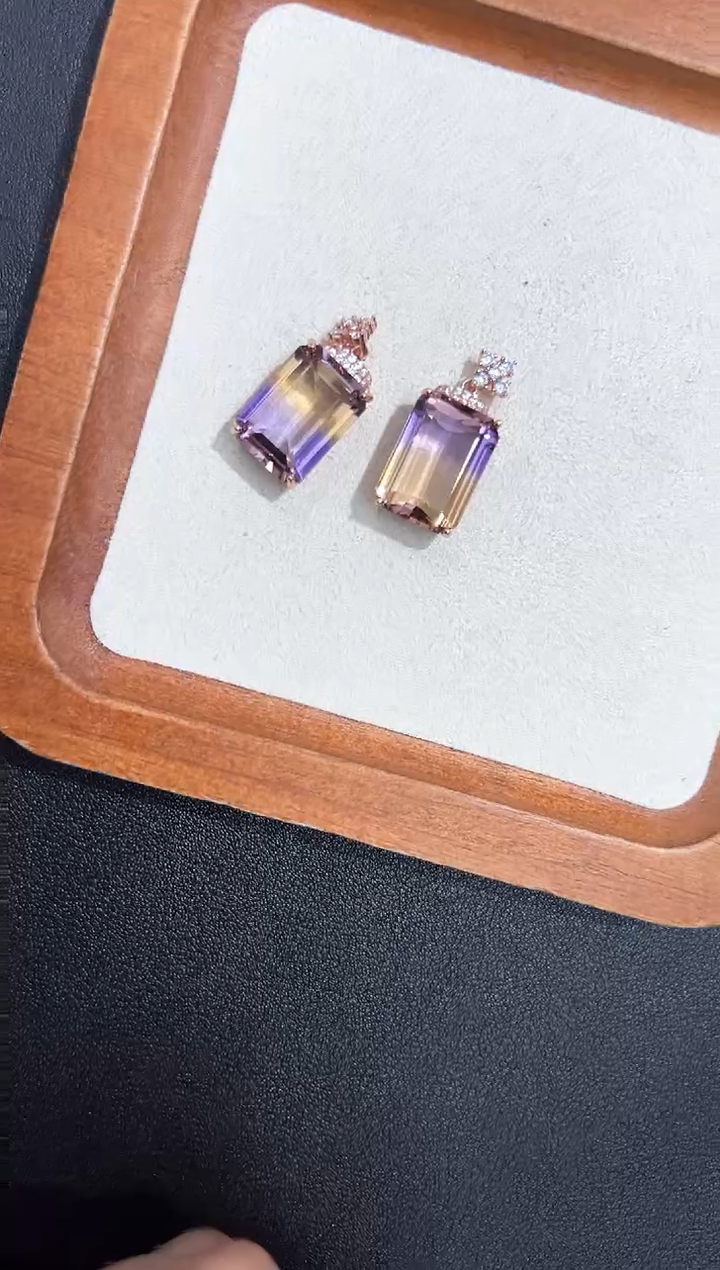 【闪购商品】水晶吊坠(不含链)银S925镶嵌73F多样性发其一/1个