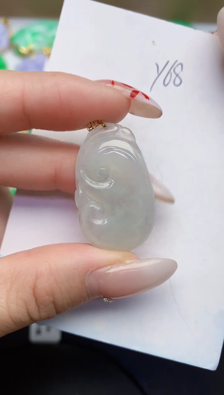 【闪购商品】翡翠颈饰18K金镶嵌0000000000