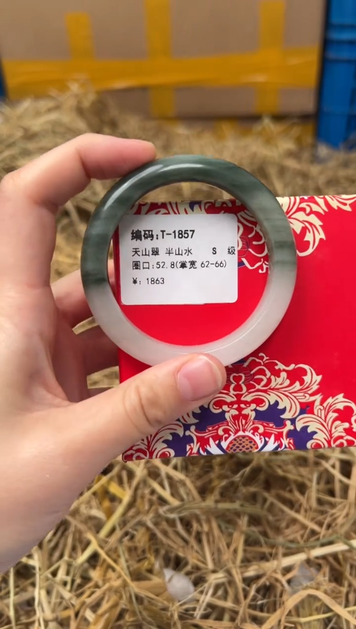 未镶嵌手镯石英质玉T-1857