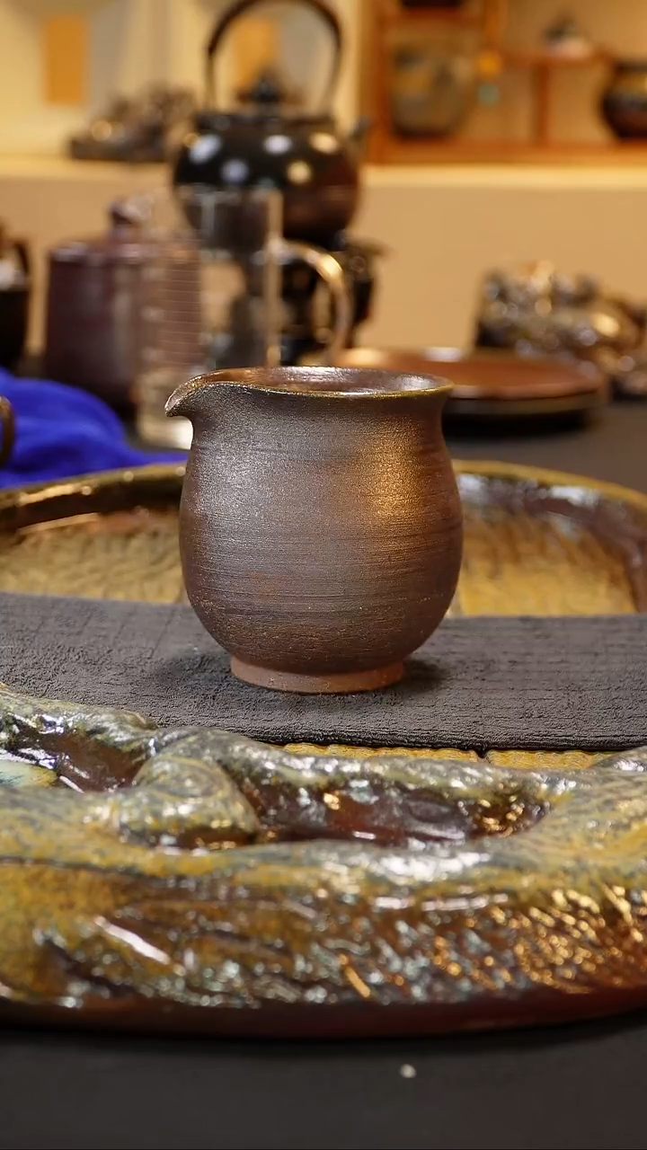 紫砂柴烧纯自然柴烧