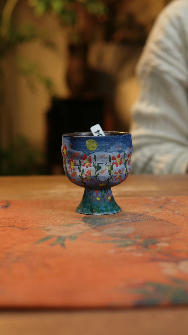 【闪购商品】瓷片1304景德镇手工手绘釉下彩高温瓷