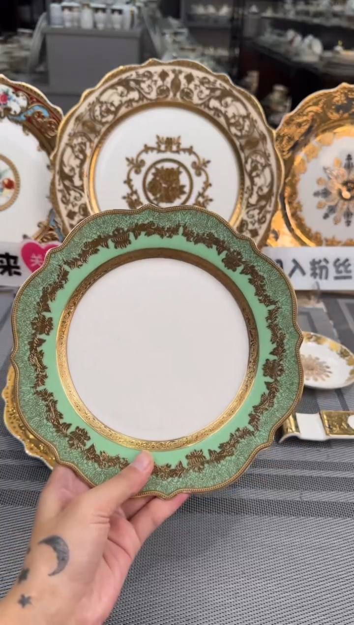 【闪购商品】瓷片8英寸平盘福利款 2个