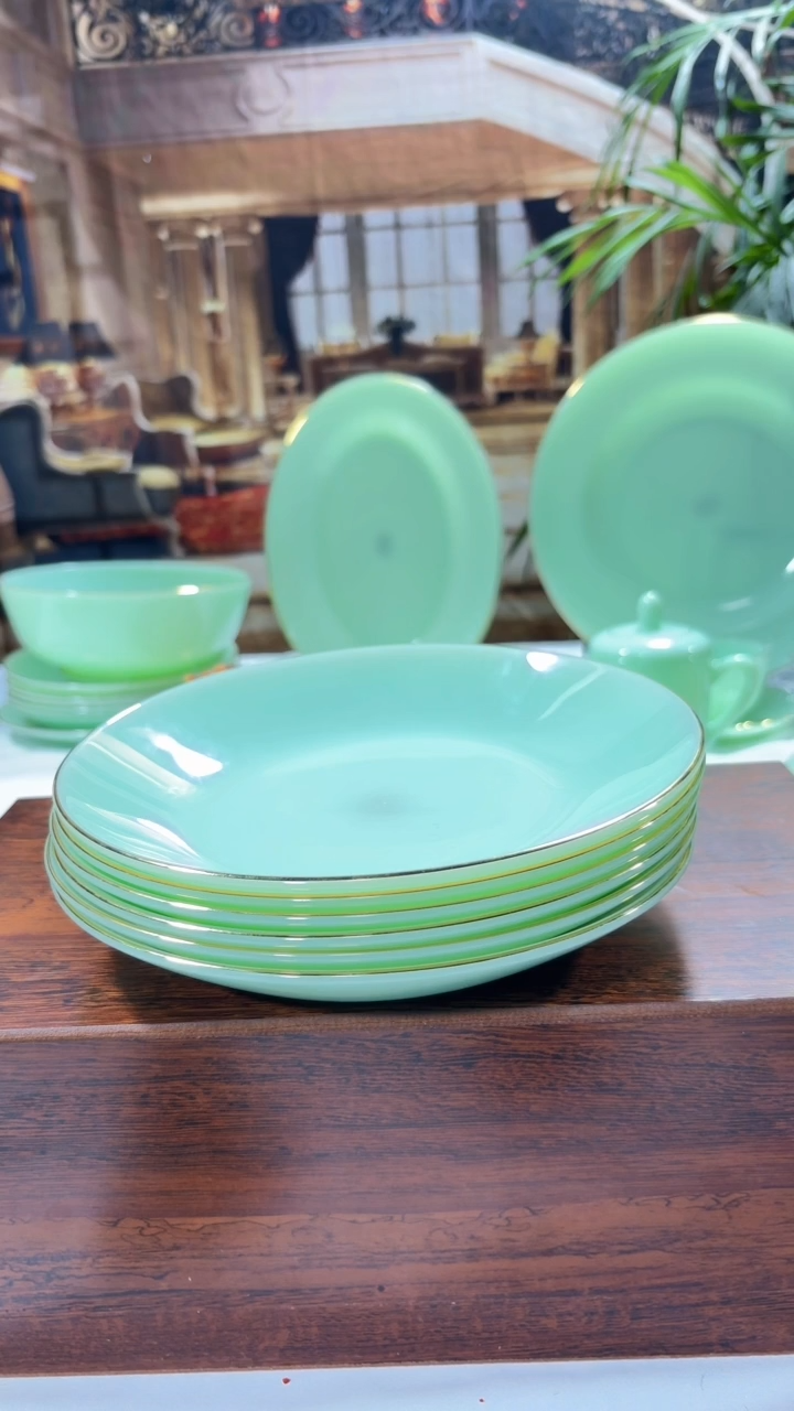 【闪购商品】.....8英寸深盘6个  玉瓷【贝美】 