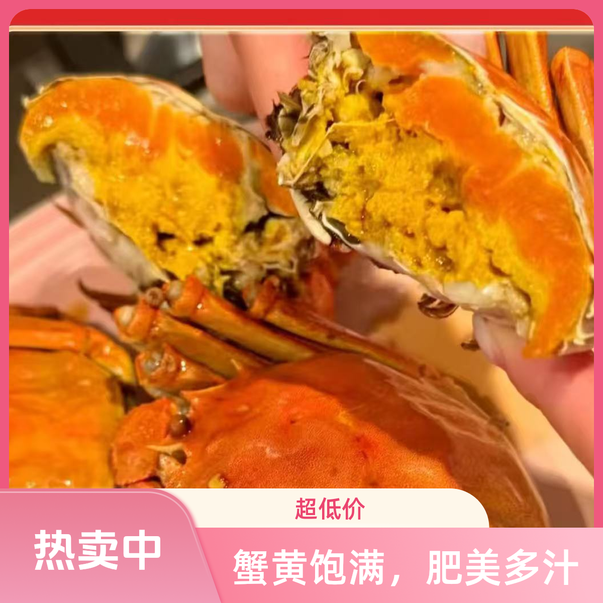 【活蟹】盘锦稻田蟹（1.3-1两） 母蟹 到手2.5-3斤 鲜活到家(25-30只）