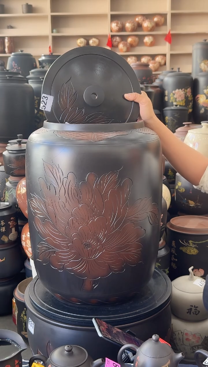 罐瑕疵水缸36升牡丹  523