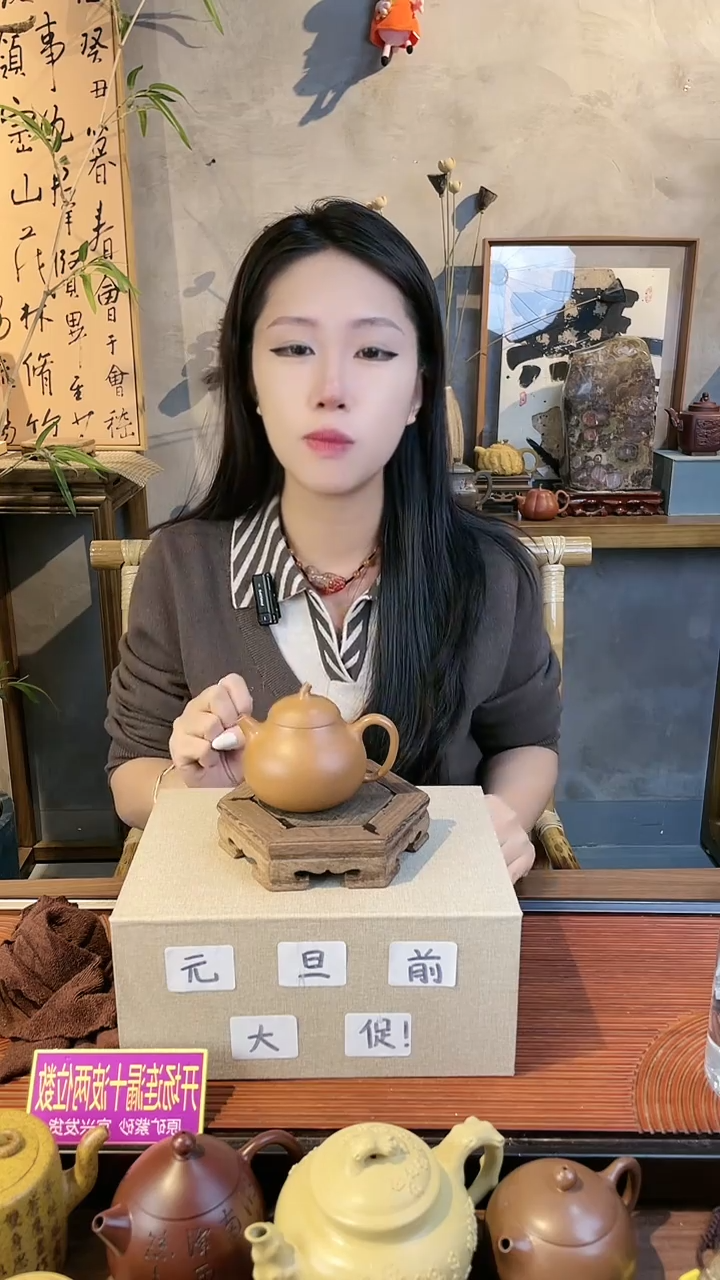 茶壶紫砂降坡泥光器茄瓜