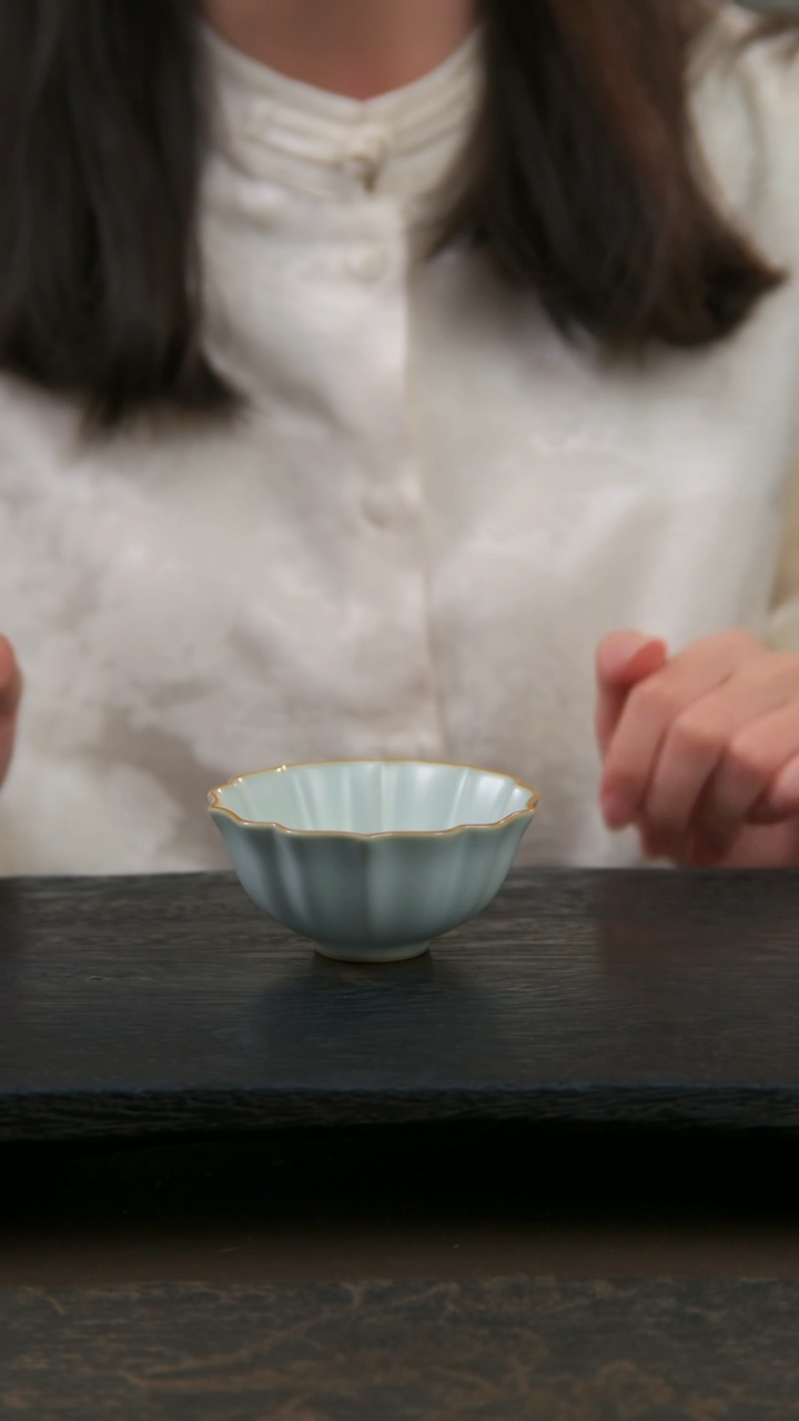 【闪购商品】杯荷瓣杯（开片不开片可选，默认开片工艺