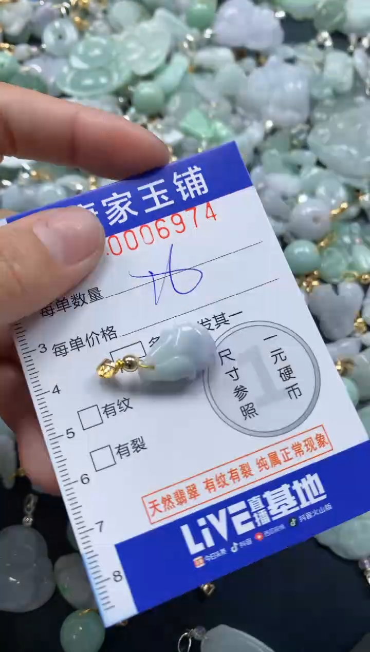 颈饰未镶嵌翡翠6974