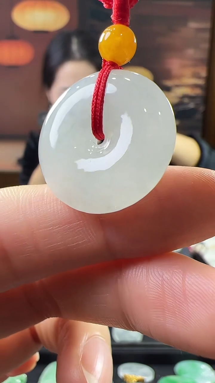 未镶嵌挂件翡翠平安扣