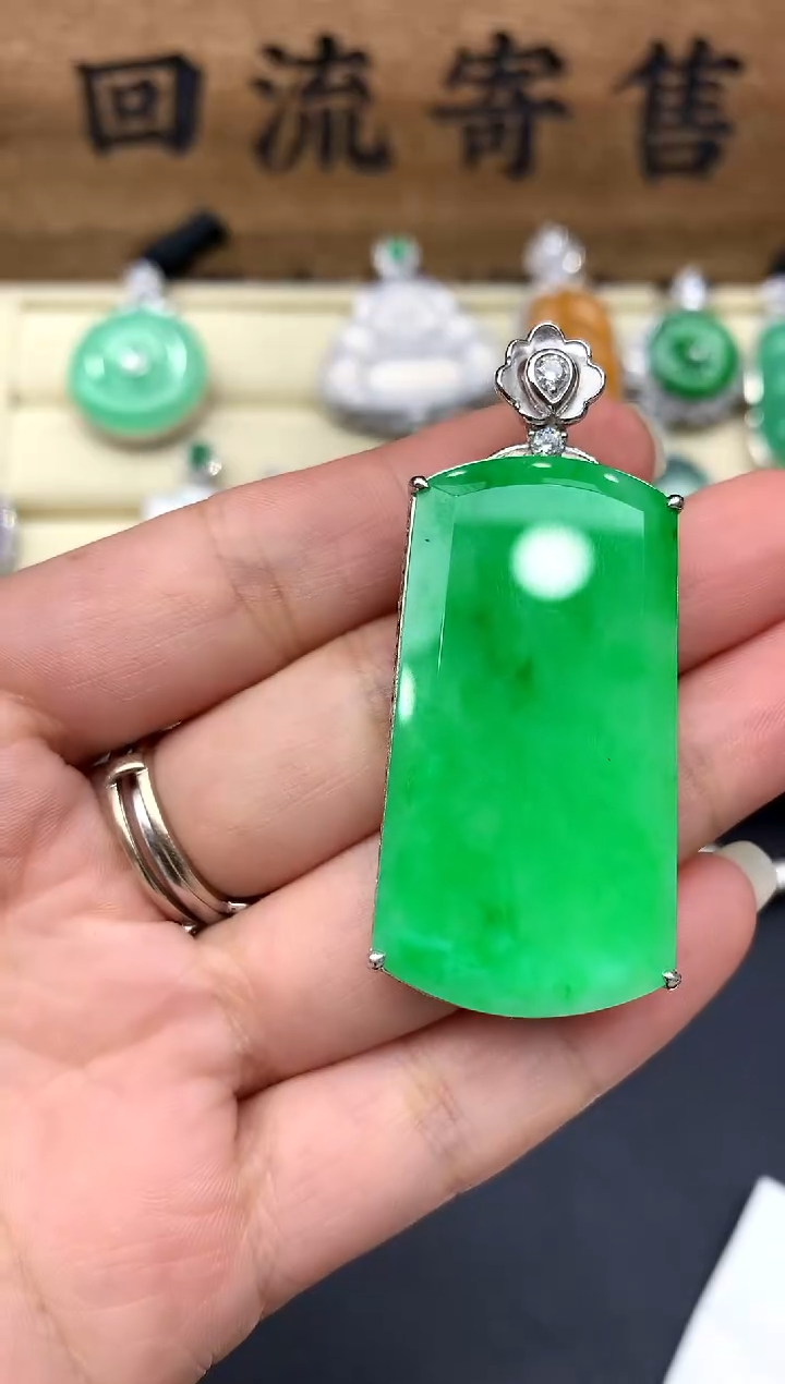 【闪购商品】翡翠颈饰18K金镶嵌352-中国好珍宝