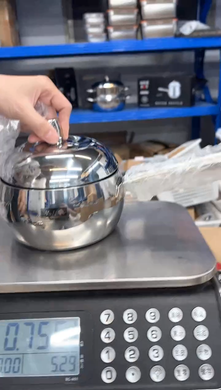 【闪购商品】不锈钢苹果奶锅微瑕