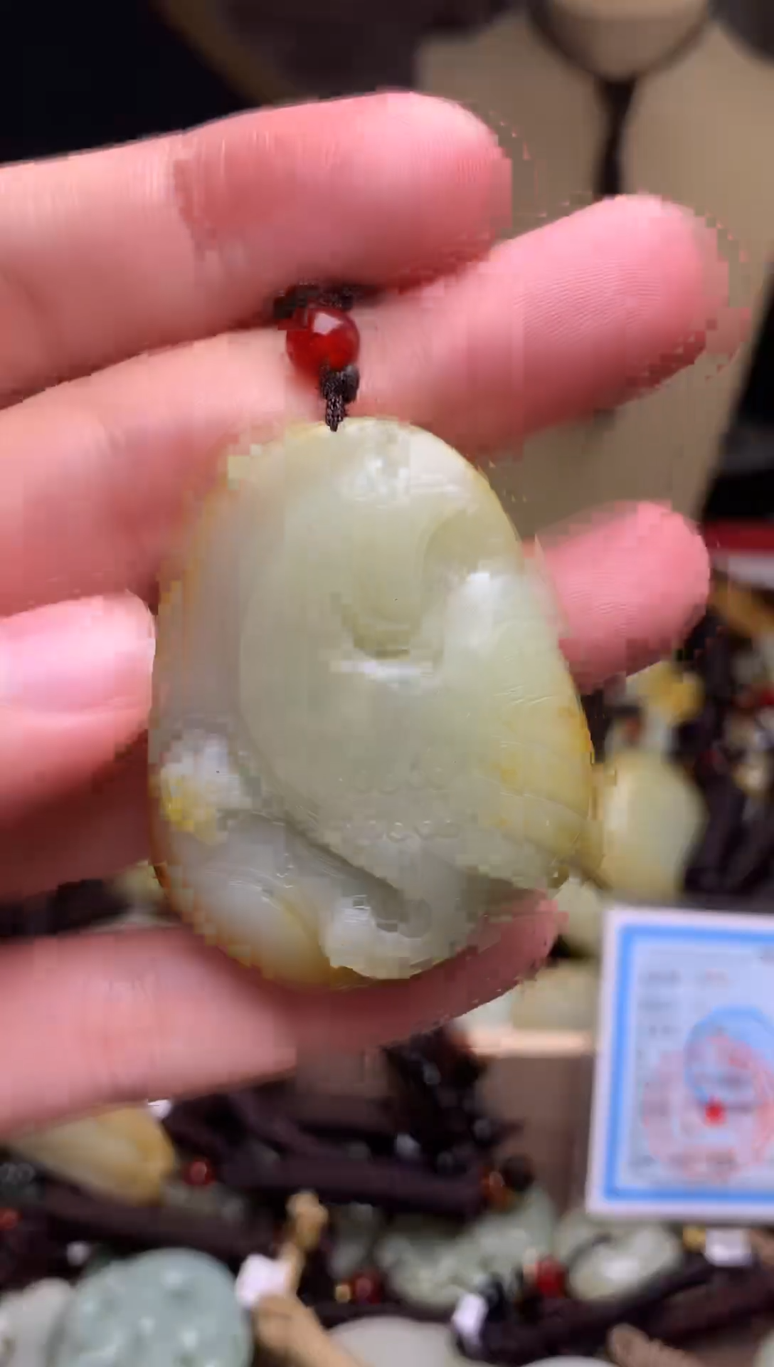 颈饰未镶嵌和田玉新疆料青海料清水和田玉吊坠