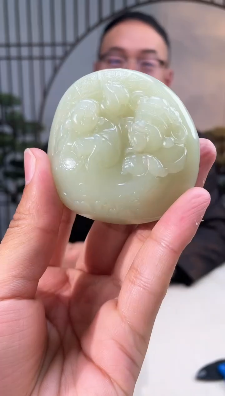 【闪购商品】定制和田玉和田玉（多样性拍一发一带证）240139