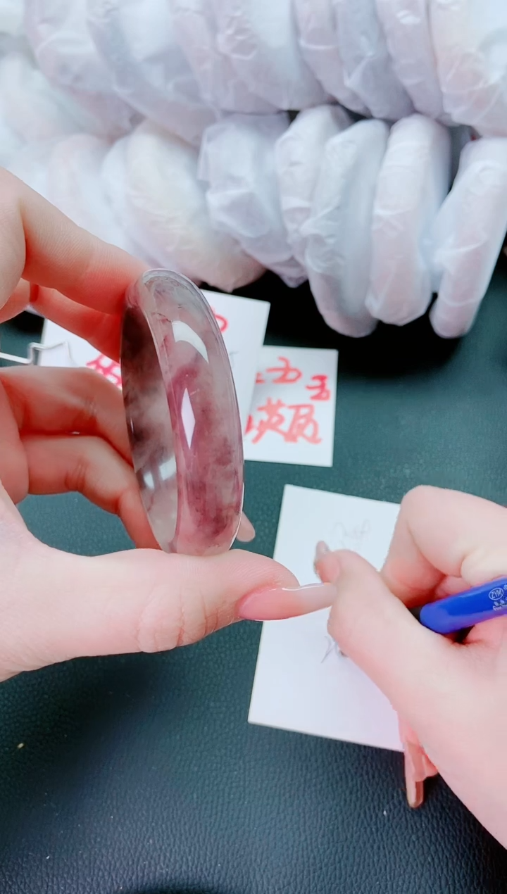 【闪购商品】石英质玉手镯未镶嵌N59-53-52