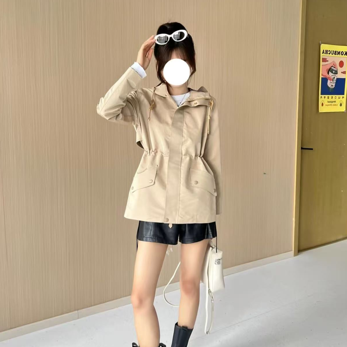 99新 BURBERRY/博柏利 02127博柏利纯色外套uk4码 