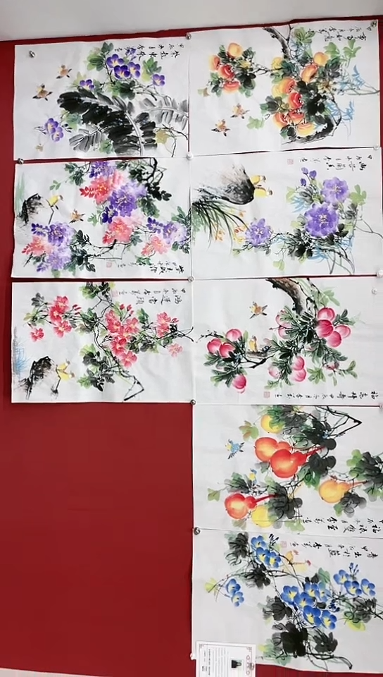 【闪购商品】国画李万2.7平尺画作  随机发