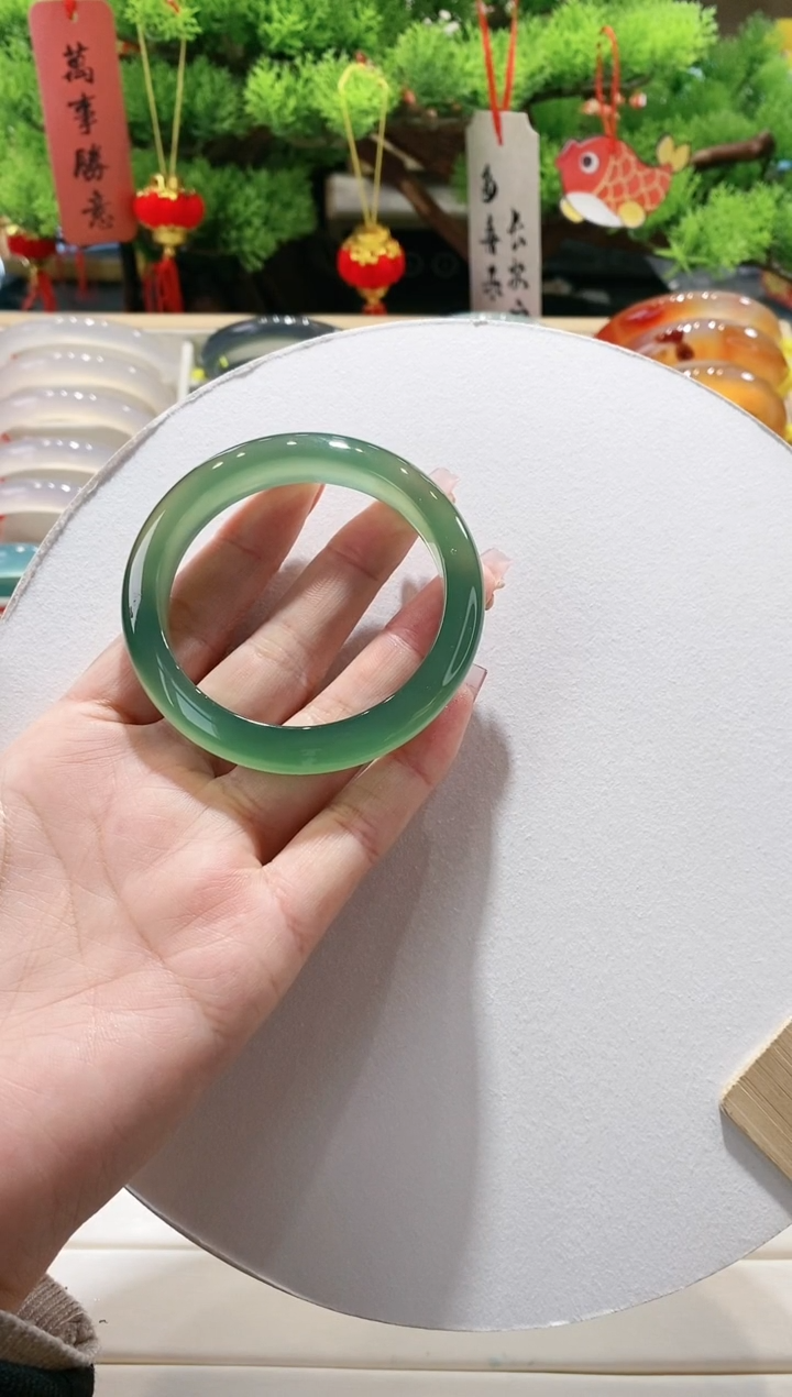 【闪购商品】玛瑙/玉髓手镯未镶嵌2-53.9