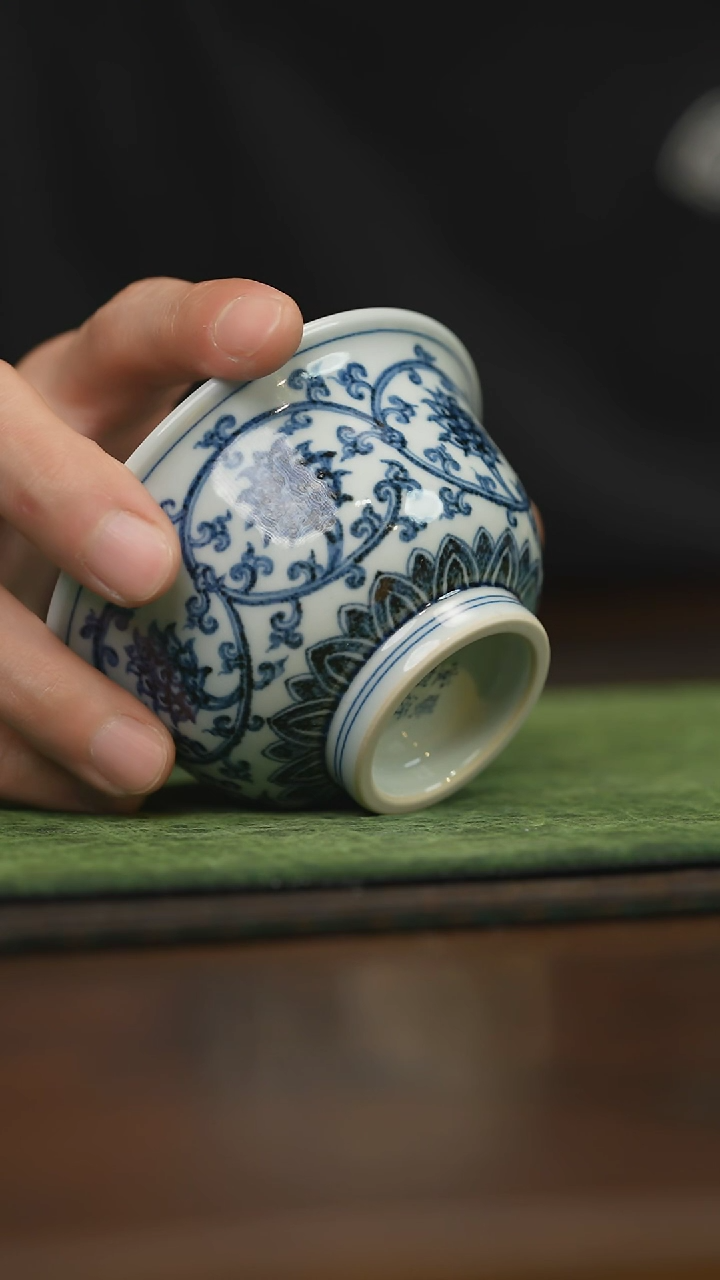 【闪购商品】杯柴窑青花破价福利