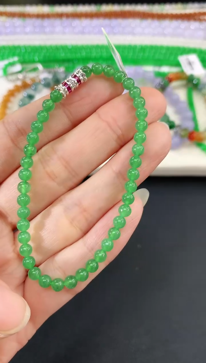 未镶嵌手串翡翠62|2800