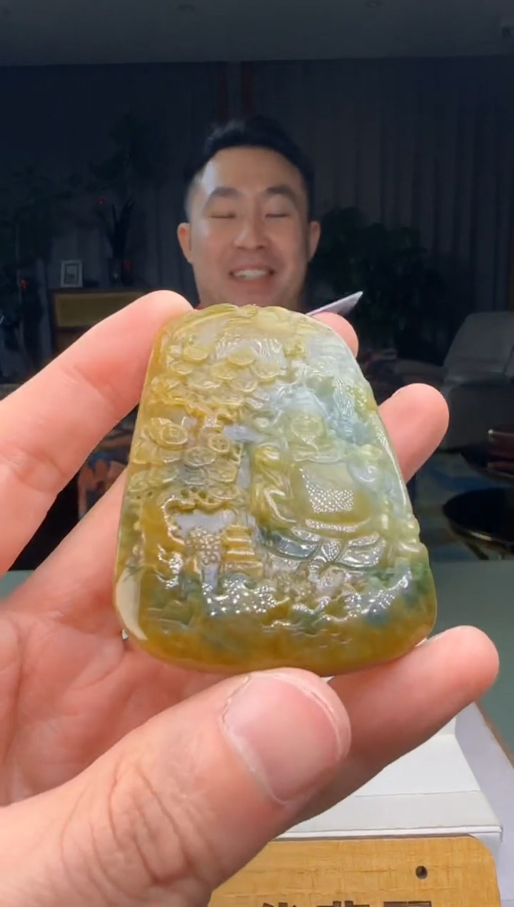 【闪购商品】翡翠吊坠(不含链)未镶嵌DY@@960Q7J02939