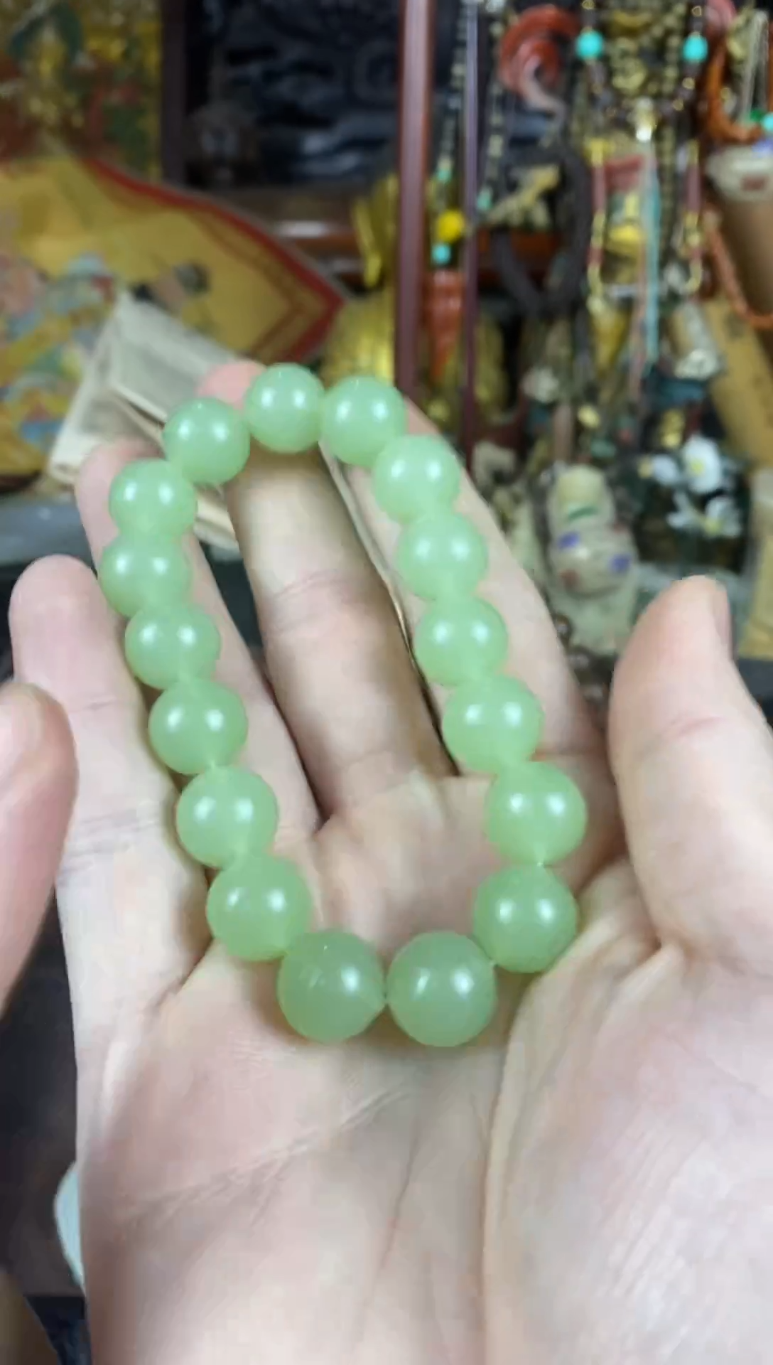 【闪购商品】和田玉（糖玉）手链未镶嵌27（收到货有问题联系客服）