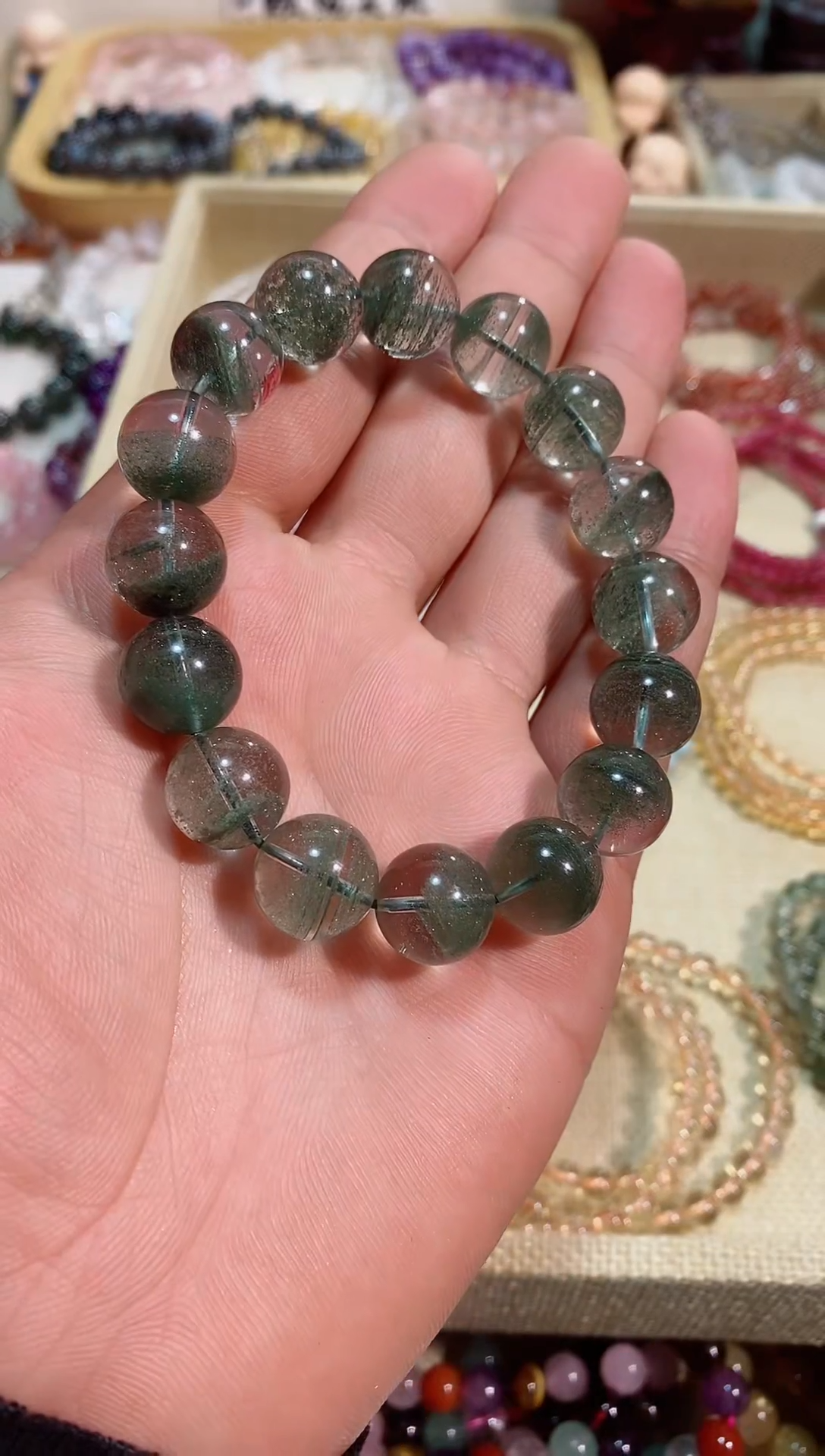 【闪购商品】水晶手链未镶嵌绿幽灵13M+ (多样性发其一）