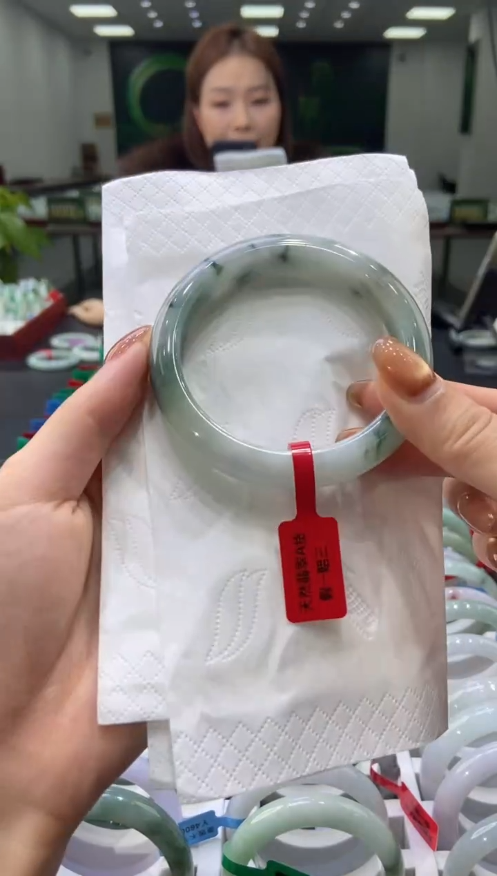 未镶嵌手镯翡翠0043604