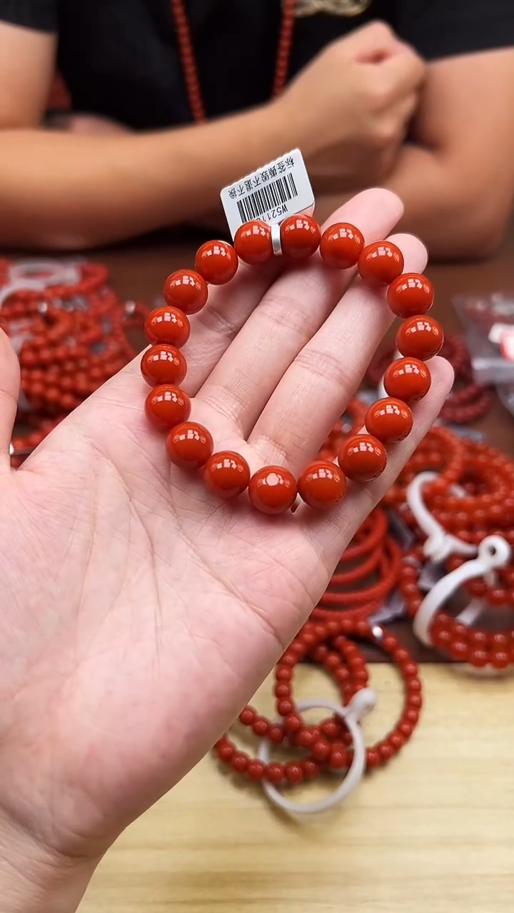 未镶嵌珠串南红玛瑙C06保山冷水河11mm+