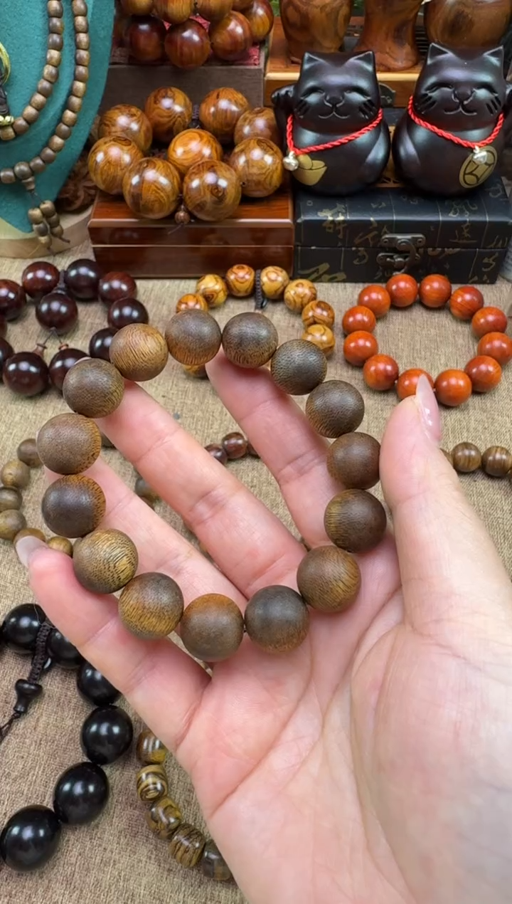 檀香木手串/手链老料手串1.4单圈/