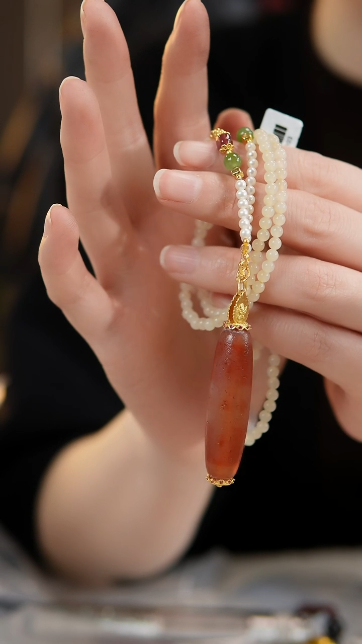 颈饰未镶嵌和田玉A27和田玉项链吊坠